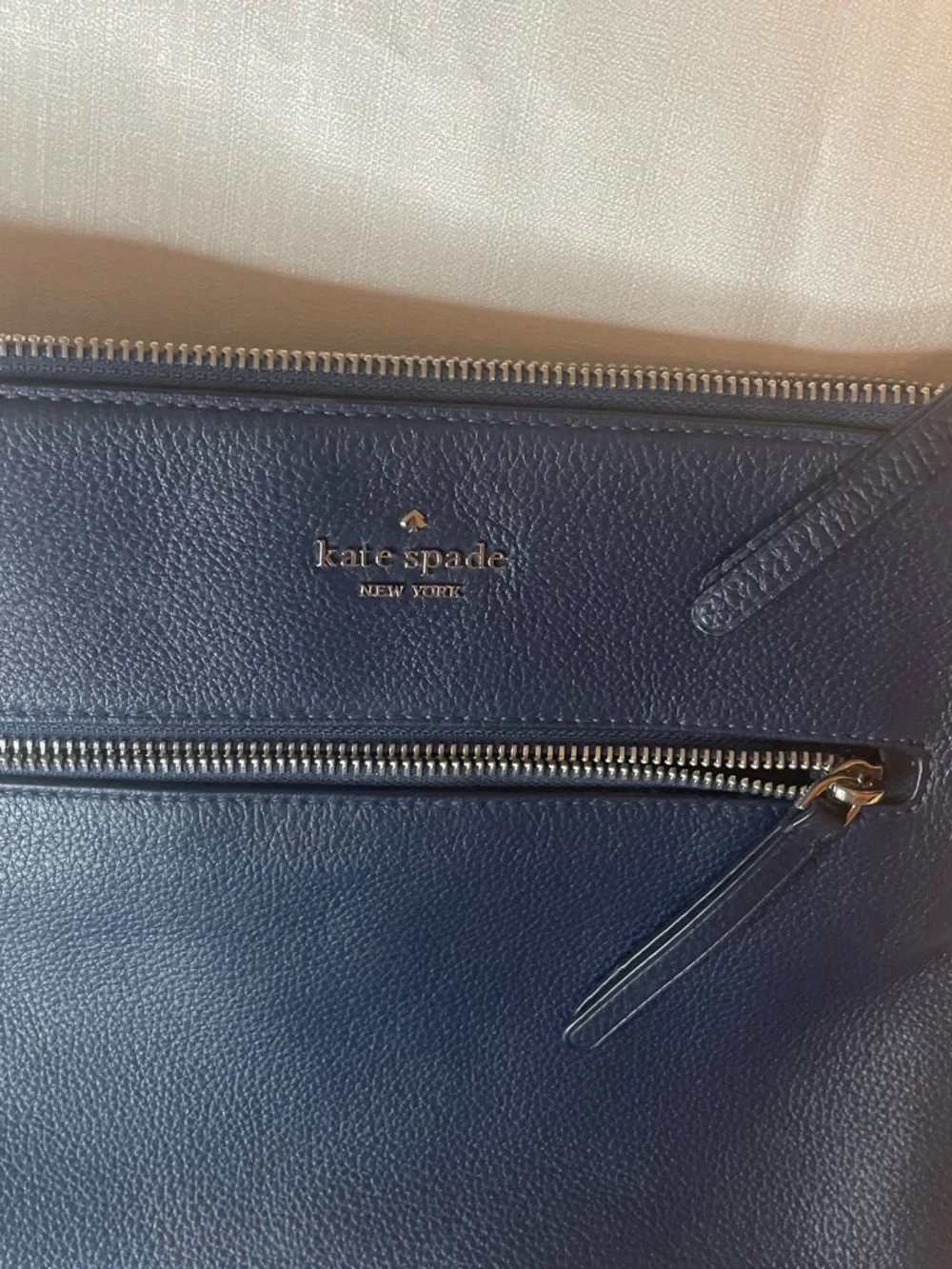 kate spade navy leather crossbody bag